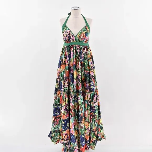 chinese dress ladies Hi-Low Halter Maxi Dress